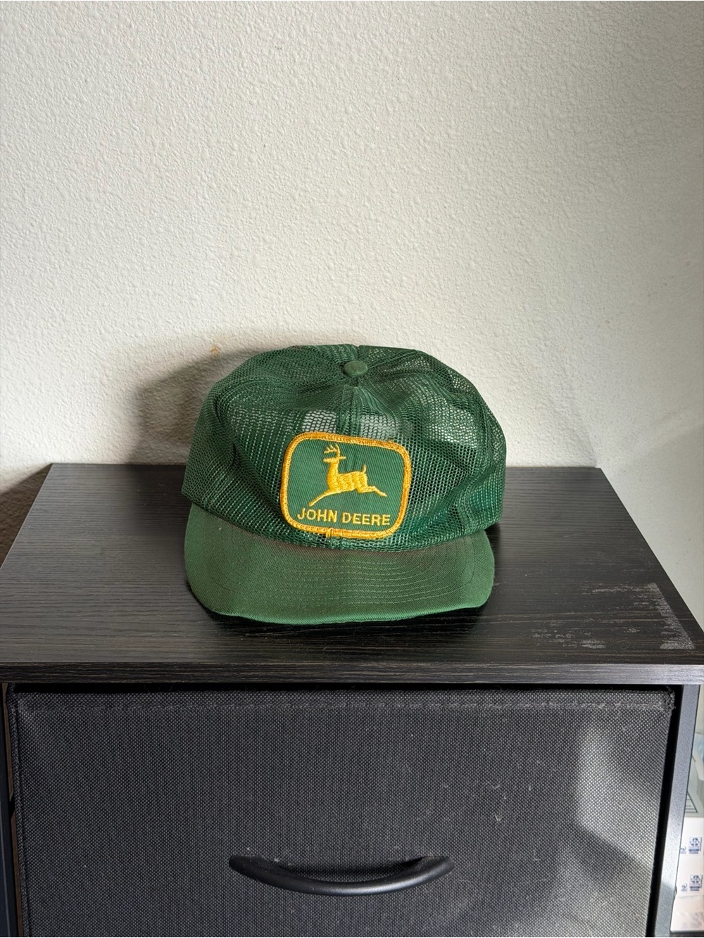 Vintage John Deere All Mesh Trucker Snapback Louisville Mfg. Co. Made In The USA